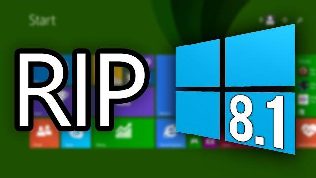 So long windows 8.1 - an end of support retrospective So long windows 8.1 - an end of support retrospective