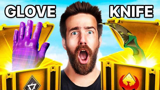 Glove vs knife case opening battle! Glove vs knife case opening battle!