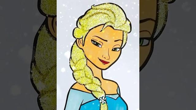Diy elsa frozen princess glitter gold hair craft ideas for kids #disney #kids #princess #frozen Diy elsa frozen princess glitter gold hair craft ideas for kids #disney #kids #princess #frozen