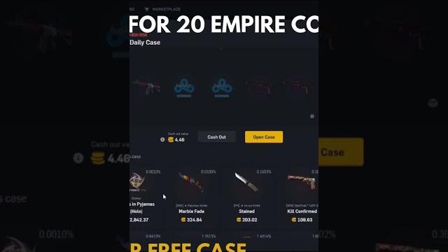 Day 3 opening csgoempire daily case #csgoempire Day 3 opening csgoempire daily case #csgoempire