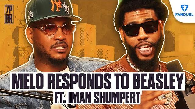 Carmelo responds to michael beasley and an intense debate with iman shumpert on the knicks future Carmelo responds to michael beasley and an intense debate with iman shumpert on the knicks future