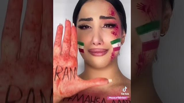 Sad pretty ️ #makeup #iran #mahsaamini #opiran #tiktok Sad pretty ️ #makeup #iran #mahsaamini #opiran #tiktok