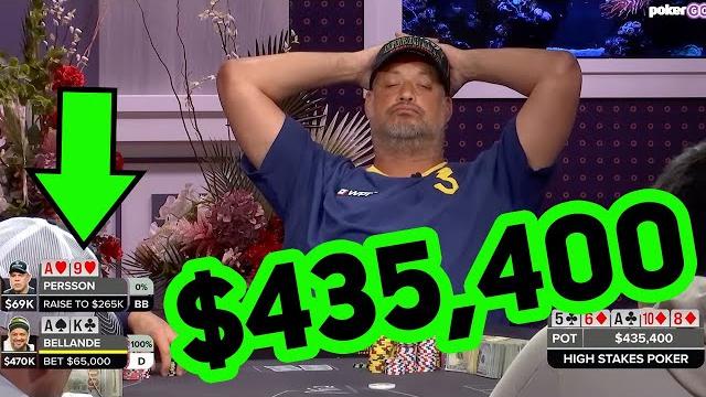 Eric persson tries massive bluff vs jean-robert bellande in $435,400 pot on high stakes poker Eric persson tries massive bluff vs jean-robert bellande in $435,400 pot on high stakes poker