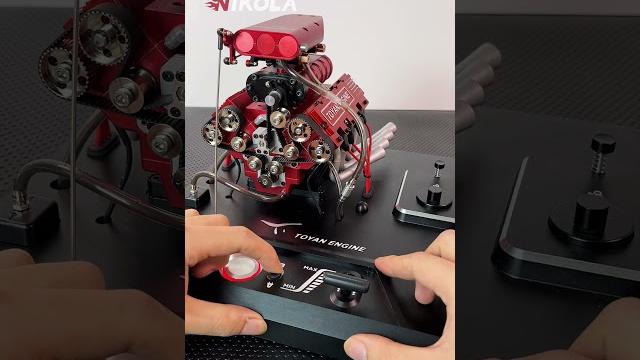 V8 miniature engine model V8 miniature engine model