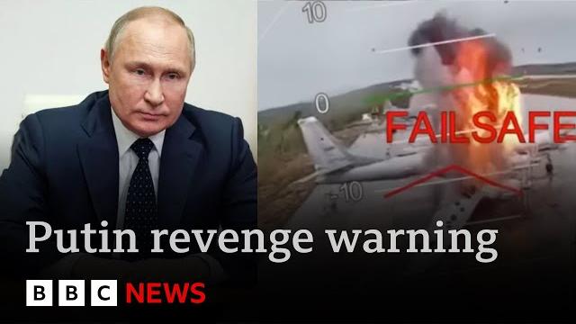 Putin will avenge destruction of russian warplanes by ukraine warns donald trump | bbc news Putin will avenge destruction of russian warplanes by ukraine warns donald trump | bbc news