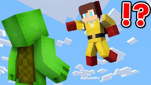 One punch man speedrunner vs hunter in minecraft One punch man speedrunner vs hunter in minecraft