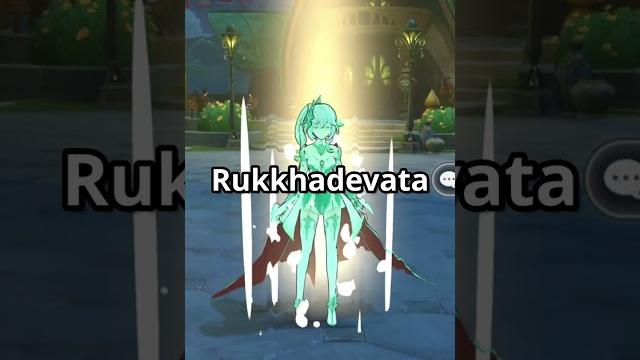 Rukkhadevata released in genshin impact! Rukkhadevata released in genshin impact!