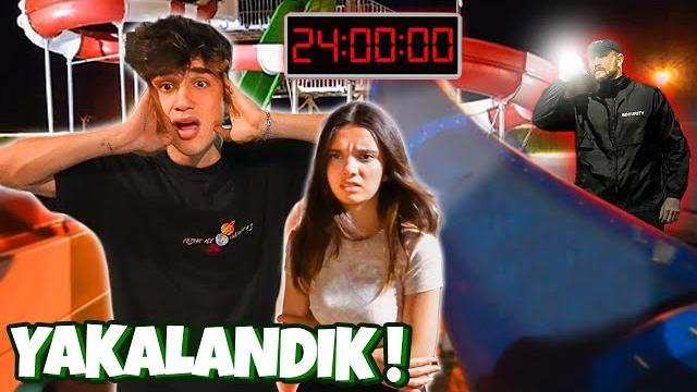 Gece gi̇zli̇ce aquapark 'ta kalmak !? @siladundar1 Gece gi̇zli̇ce aquapark 'ta kalmak !? @siladundar1