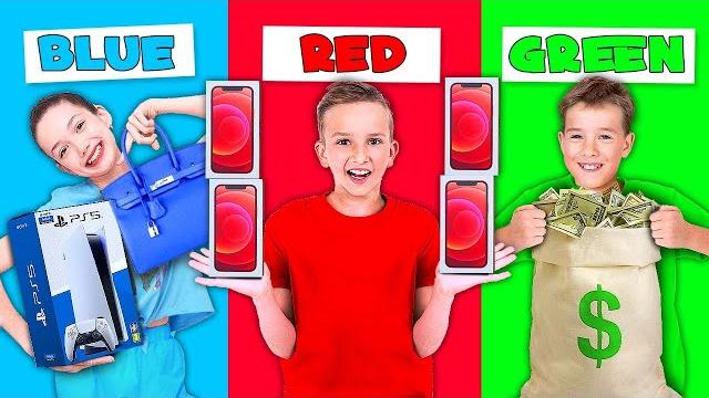 Buying only one color for 24 hours challenge ! Buying only one color for 24 hours challenge !