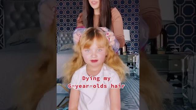 Dying koti’s hair brown #shorts #hairdye #brownhair Dying koti’s hair brown #shorts #hairdye #brownhair
