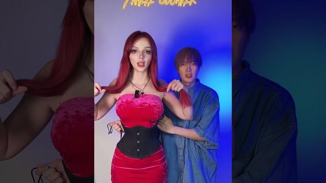 Yamete kudasai with corset. who won?? @mamiko #beatbox #challenge #fyp Yamete kudasai with corset. who won?? @mamiko #beatbox #challenge #fyp