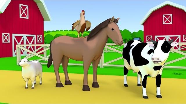Domestic animals of the farm Domestic animals of the farm