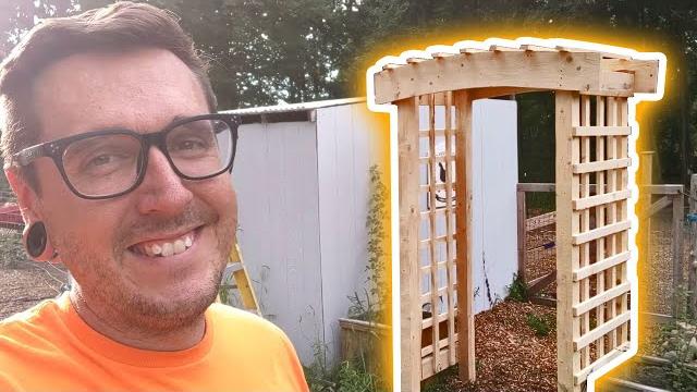 Building a beautiful garden arbor from scratch! Building a beautiful garden arbor from scratch!