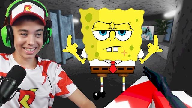 При чём тут спанч боб?!? страшно смешная игра в роблокс При чём тут спанч боб?!? страшно смешная игра в роблокс