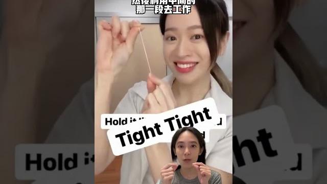 美女牙醫示範如何正確使用牙線。兩大重點大家都做錯了#牙齒 美女牙醫示範如何正確使用牙線。兩大重點大家都做錯了#牙齒