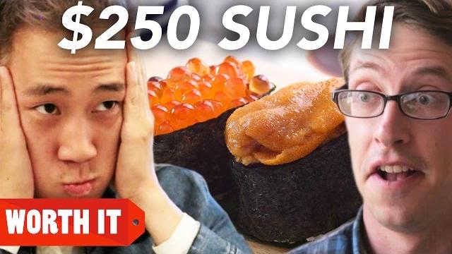 $3 sushi vs. $250 sushi $3 sushi vs. $250 sushi