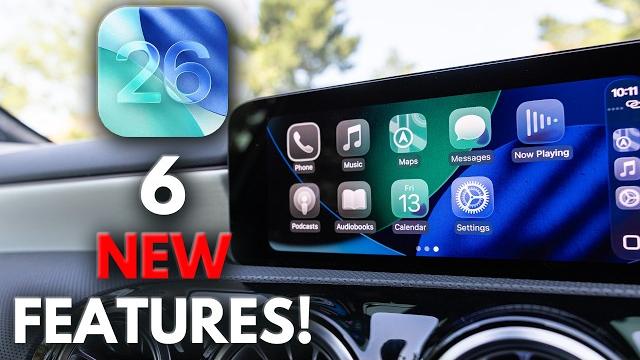 New apple carplay with ios 26! | first look! New apple carplay with ios 26! | first look!