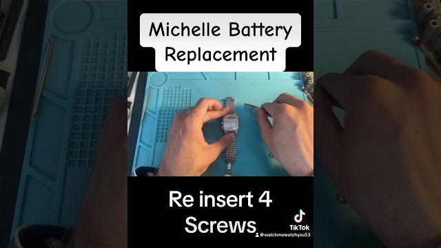 Michelle battery replacement Michelle battery replacement