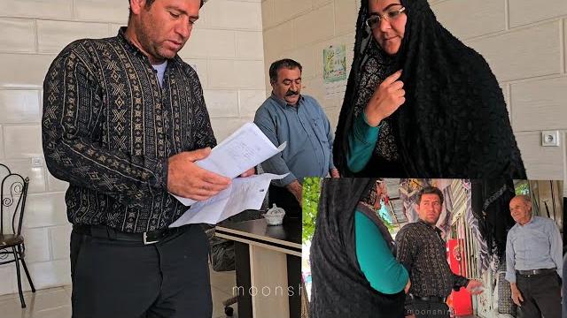 Kobraa and nourbakhsh, going to the city to receive documents and buy cement and clothes Kobraa and nourbakhsh, going to the city to receive documents and buy cement and clothes