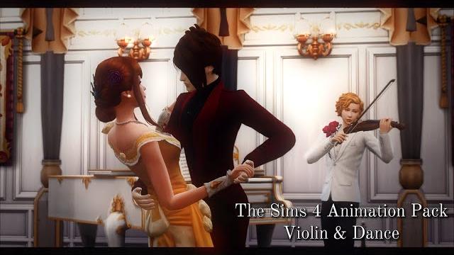The sims 4 violin & dance animation pose pack The sims 4 violin & dance animation pose pack