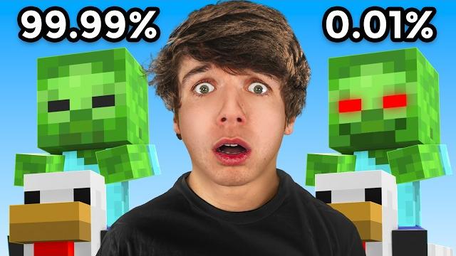 I captured minecraft's rarest mobs I captured minecraft's rarest mobs