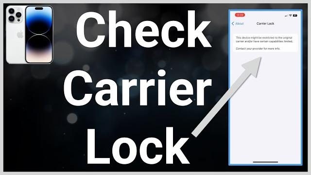 How to check carrier lock on iphone How to check carrier lock on iphone