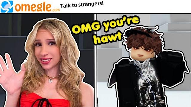 Asking strangers about roblox on the new omegle... Asking strangers about roblox on the new omegle...