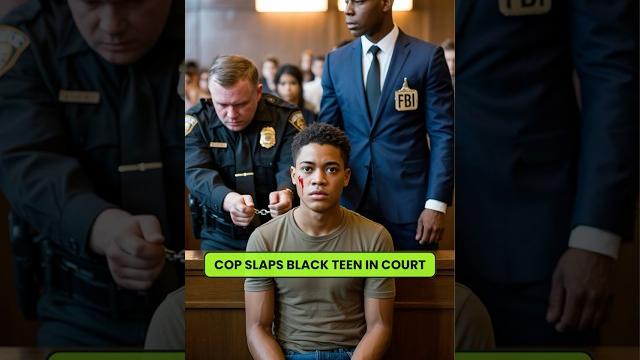 Cop slaps black teen in court — then fbi walks in Cop slaps black teen in court — then fbi walks in