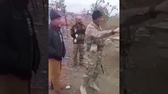 Rasism & hate : you're more than just an enemy to us - you're armenian says an azeri soldier Rasism & hate : you're more than just an enemy to us - you're armenian says an azeri soldier
