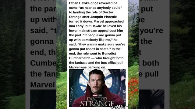 Why ethan hawke almost played doctor strange Why ethan hawke almost played doctor strange