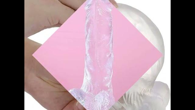 Dildo tempel bening alat bantu wanita Dildo tempel bening alat bantu wanita