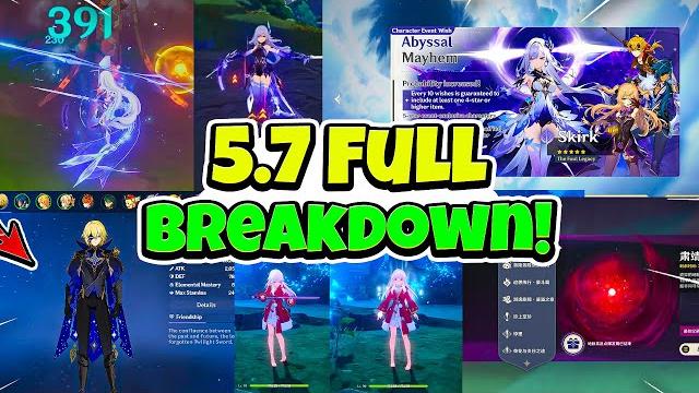 Everything we know about 5.7: banners, free skins, new abyss, events & more! - genshin impact Everything we know about 5.7: banners, free skins, new abyss, events & more! - genshin impact