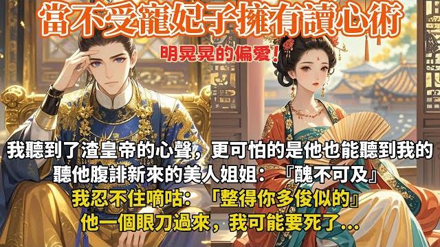 完結套路可愛甜寵文:我聽到了渣皇帝的心聲,更可怕的是他也能聽到我的。聽他腹誹新來的美人姐姐:『醜不可及』,我忍不住嘀咕:「整得你多俊似的』。他一個眼刀過來,我可能要死了... 完結套路可愛甜寵文:我聽到了渣皇帝的心聲,更可怕的是他也能聽到我的。聽他腹誹新來的美人姐姐:『醜不可及』,我忍不住嘀咕:「整得你多俊似的』。他一個眼刀過來,我可能要死了...