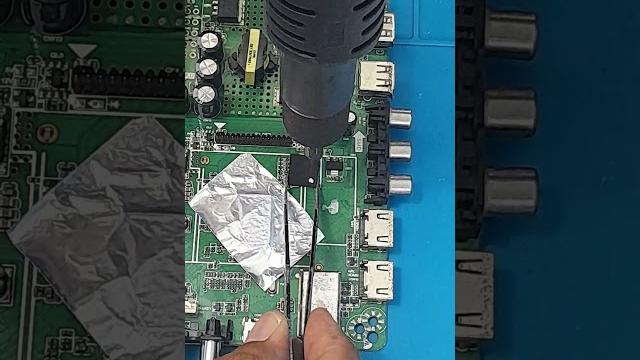 Extracción de memoria emmc y limpieza de pad vga, con estación de calor. electrónica vargas tv Extracción de memoria emmc y limpieza de pad vga, con estación de calor. electrónica vargas tv