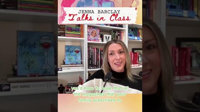 Jenna barclay talks in class Jenna barclay talks in class