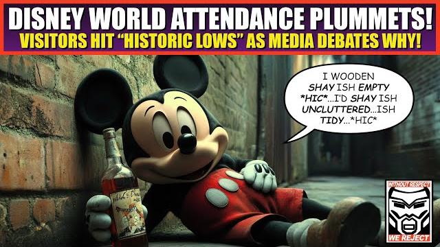Disney theme park attendance plummets, lowest in decade | is it heat, epic universe, or the agenda? Disney theme park attendance plummets, lowest in decade | is it heat, epic universe, or the agenda?