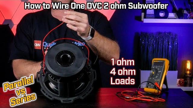 How to wire your subwoofer dual voice coil 2 ohm - 1 ohm parallel vs 4 ohm series configurations How to wire your subwoofer dual voice coil 2 ohm - 1 ohm parallel vs 4 ohm series configurations