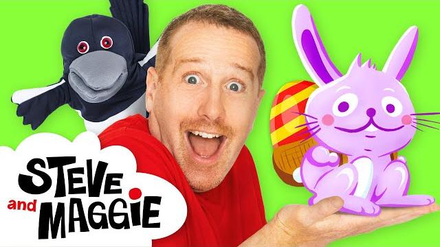 Surprise eggs opening from steve and maggie | magic easter toys story for kids | wow english tv Surprise eggs opening from steve and maggie | magic easter toys story for kids | wow english tv