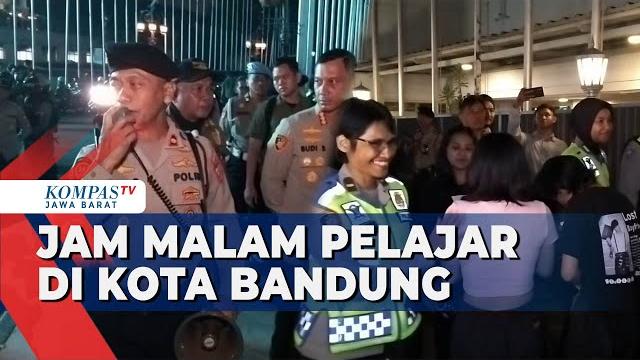 Razia jam malam bagi pelajar di kota bandung dimulai Razia jam malam bagi pelajar di kota bandung dimulai