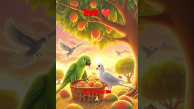 Tota aur kabootar ne lagaya aam ka ped | emotional animal story | motivational shorts #shortfeed2025 Tota aur kabootar ne lagaya aam ka ped | emotional animal story | motivational shorts #shortfeed2025
