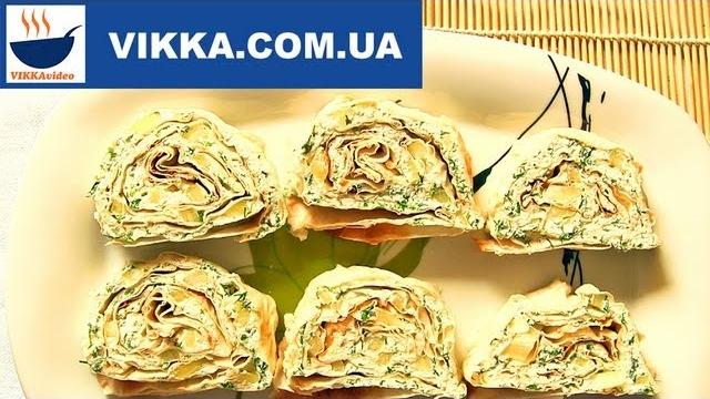 Рулетики из лаваша:закуски на скорую руку Рулетики из лаваша:закуски на скорую руку
