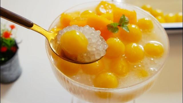 好消暑「芒果啵啵西米露 mango boba sago」qq口感好好吃!! 好消暑「芒果啵啵西米露 mango boba sago」qq口感好好吃!!
