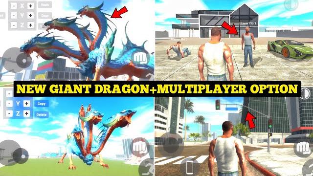New giant dragon cheat code in indian bike driving 3d | new multiplayer option | harsh in game New giant dragon cheat code in indian bike driving 3d | new multiplayer option | harsh in game