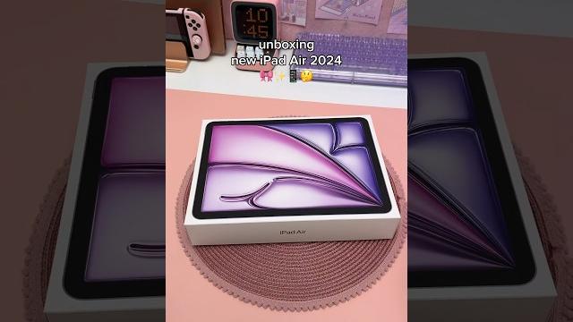 New ipad air 2024 "purple" ipad air m2 unboxing New ipad air 2024 "purple" ipad air m2 unboxing