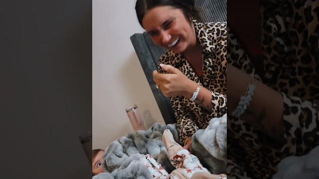 Baby and toddler get knocked down Baby and toddler get knocked down