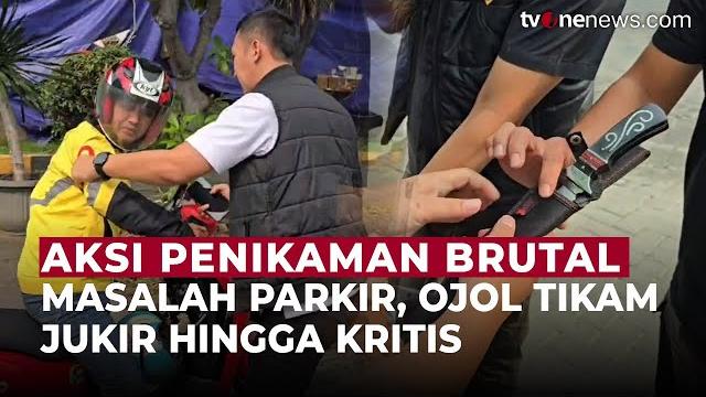 Mabuk miras, pengemudi ojol tusuk tukang parkir di kemayoran, korban sekarat | onenews update Mabuk miras, pengemudi ojol tusuk tukang parkir di kemayoran, korban sekarat | onenews update
