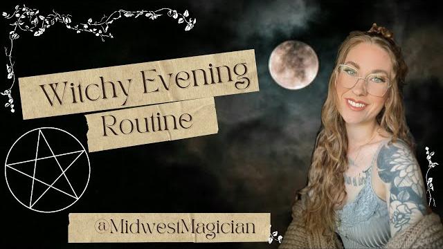 My realistic witchy evening routine My realistic witchy evening routine