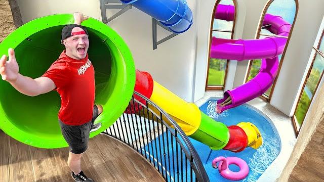 I turned my house into a waterpark! I turned my house into a waterpark!