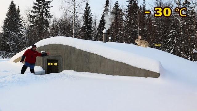 Что творится с погребом зимой! Что творится с погребом зимой!