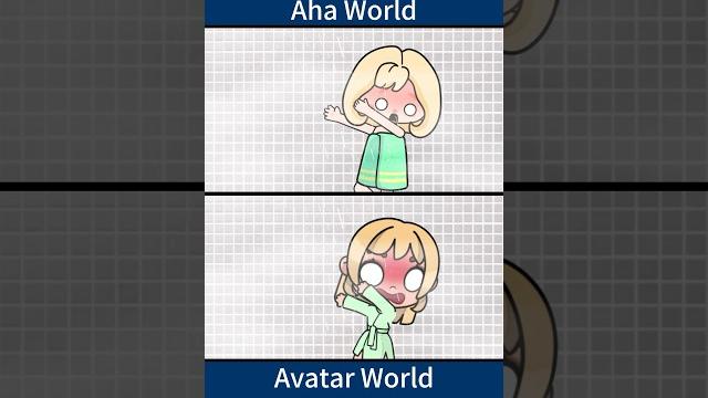 Aha world vs avatar world️ when i take a shower… #ahaworld #avatarworld #tocaboca #shower #funny Aha world vs avatar world️ when i take a shower… #ahaworld #avatarworld #tocaboca #shower #funny